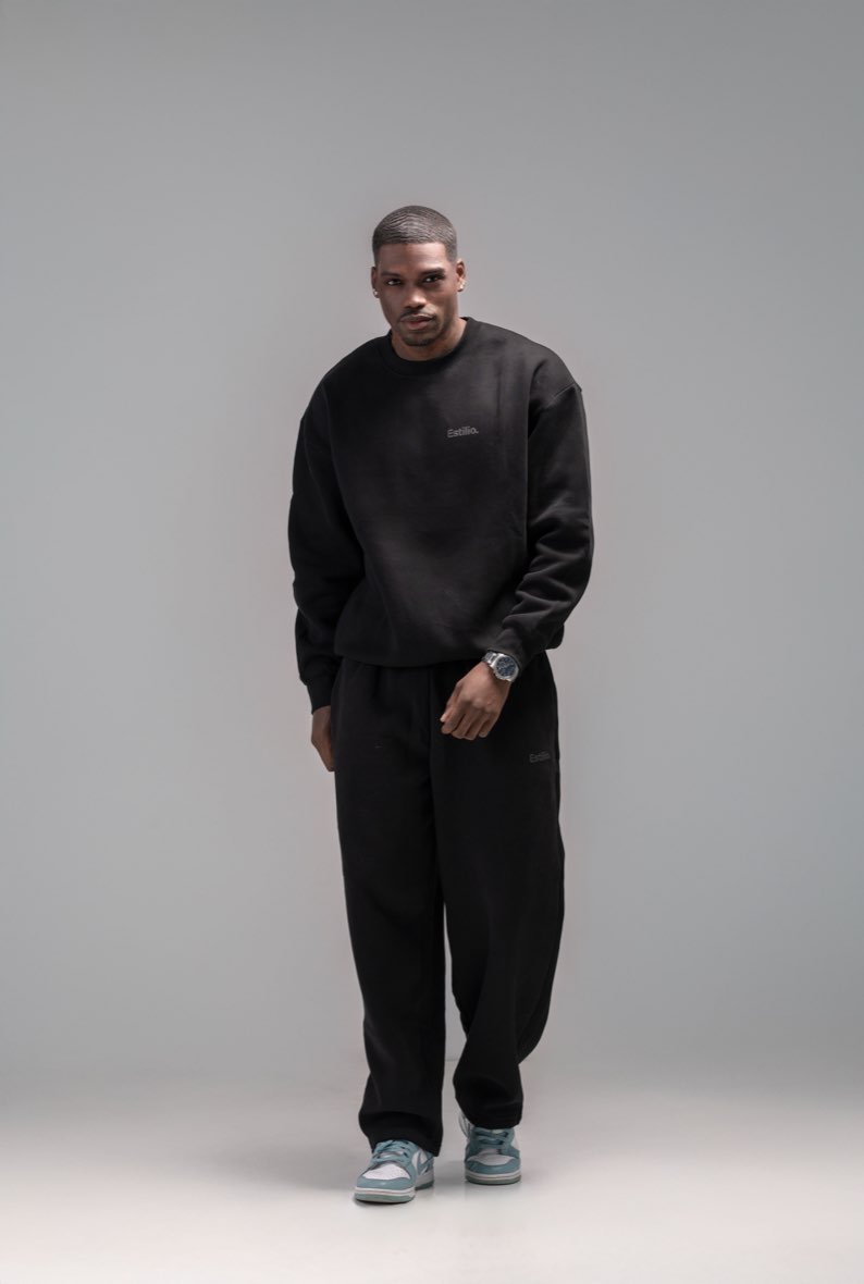 Studio portrait of a model in apparel